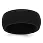 Mens Gentlemen''s Classics(tm) Black Silicone 8.7mm Wedding Band - image 1
