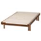 Baxton Studio Bolivia Walnut Brown Wood Expandable Bed Frame - image 1