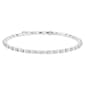Athra Silver Plated Simulated Pearl & Clear Crystal Bracelet - image 1