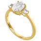 Gemstone Classics&#8482; White Sapphire 10kt. Yellow Gold Ring - image 2