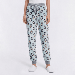 Womens Attraction De Nuit Plush Pajama Bottoms