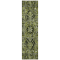 HomeRoots Green Oriental Non-Skid Indoor/Outdoor Runner Rug - image 1
