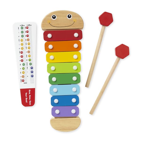 Melissa &amp; Doug® Wooden Caterpillar Xylophone