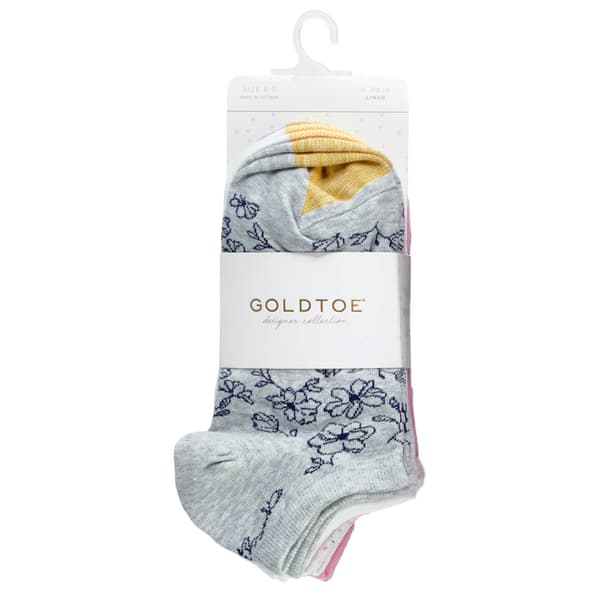 Womens Gold Toe® 6pk. Magnolia Liner - image 