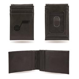 Mens NBA Utah Jazz Faux Leather Front Pocket Wallet