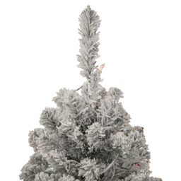Northlight 3ft Pre-Lit Medium Flocked Madison Pine Christmas Tree