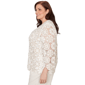 Plus Size Alfred Dunner Natural Wonder Floral Crochet Blouse - image 4