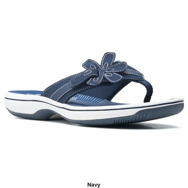 Womens Clarks® Cloudsteppers™ Brinkley Flora Flip Flops