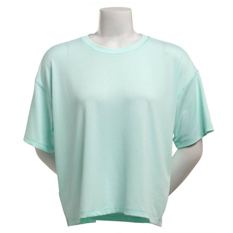 Womens RBX Bubble Mesh Boxy Tee