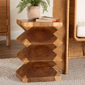 bali & pari Malati Solid Suar Wood End Table - image 6