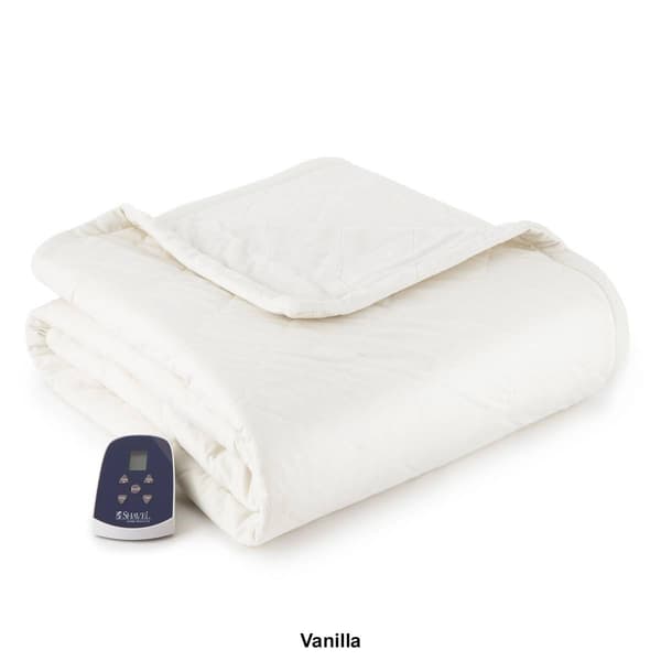 Micro Flannel&#174; Reverse to Ultra Velvet&#174; Heated Throw