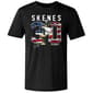 Mens Pittsburgh Baseball Paul Skenes USA Flag Numbers Tee - image 1