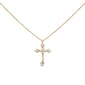 Beautiful Blessings Gold-tone Embellished Cross Pendant Necklace - image 2
