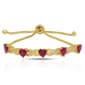 Gemstone by Gianni Argento Lab Grown Ruby X & Heart Bracelet - image 1
