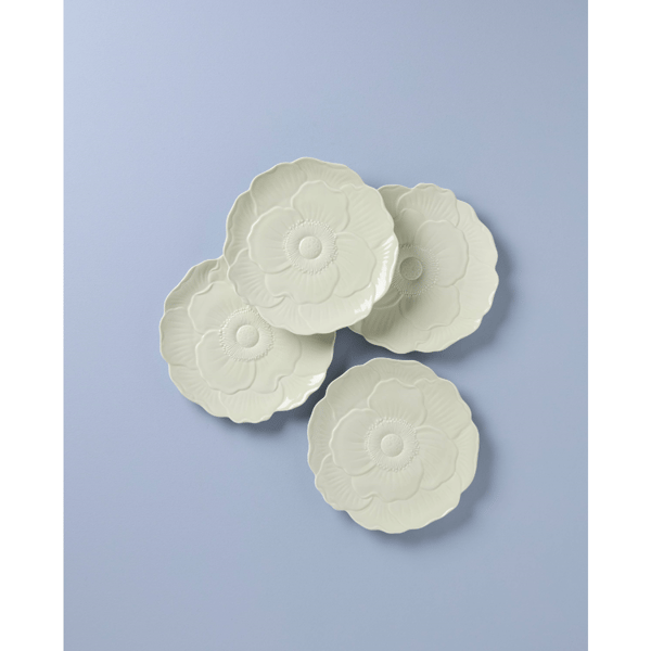 Lenox® Butterfly Meadow® Floral Green Accent Plates - Set of 4