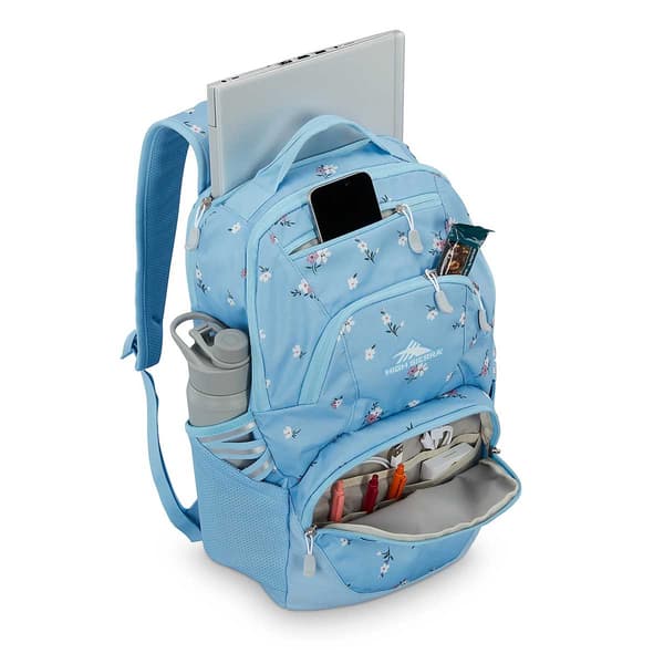 High Sierra Swoop Signature Floral Backpack - Blue