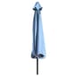 9ft. Scallop Valance Market Umbrella - Slate - image 1