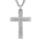Mens Gentlemen''s Classics(tm) Crystal Accent Cross Pendant Necklace - image 1