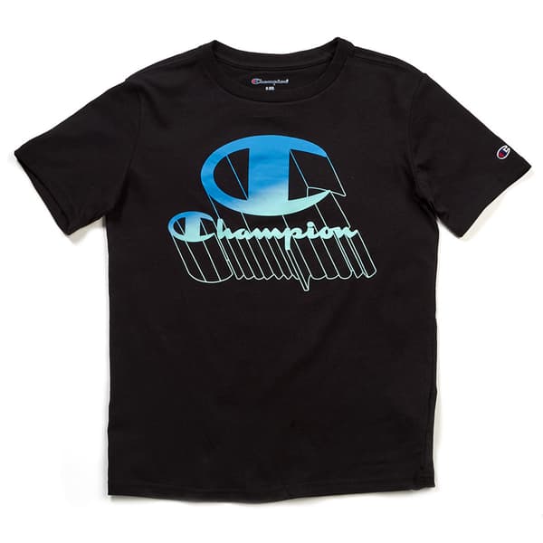 Boys &#40;8-20&#41; Champion&#40;R&#41; Lineage Short Sleeve Tee - Black