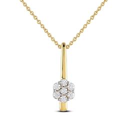 Nova Star(R) Flower Cluster 1/4ctw. Lab Grown Diamond Pendant