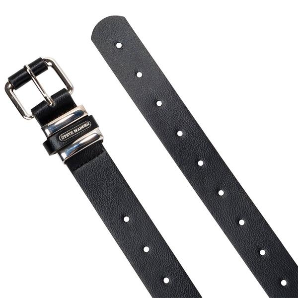 Womens Steve Madden Logo Plaque Belt - image 
