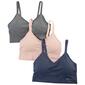 Plus Size Nautica 3pk. Ribbed Lounge Bralettes NT1731-3PKJ - image 1
