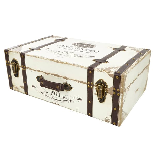 9th & Pike® Farmhouse Wooden Trunks - Set of 3