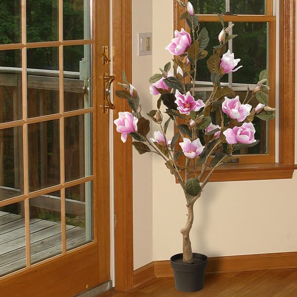 National Tree 48in. Pink Magnolia Tree