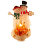 Santa''s Workshop 6in. Frosty Couple Night Light - image 2