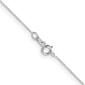Unisex Gold Classics&#8482; .6mm. White Gold Diamond Cut 14in. Necklace - image 3