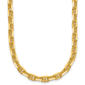 Gold over Sterling Silver Anchor Chain Necklace - image 1