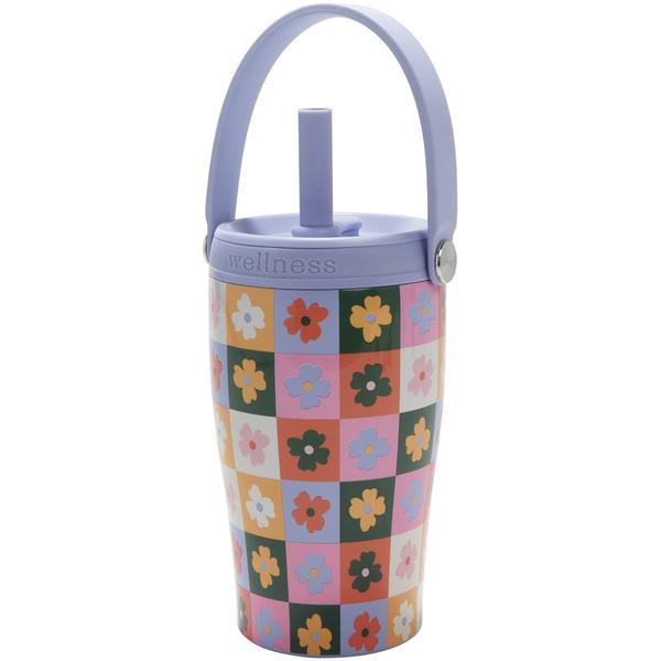 Wellness 14oz. Ethos w/ Lid Flower Patch Travel Cup - image 