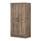 South Shore Morgan Weathered Oak 4-Door Storage Cabinet - image 1