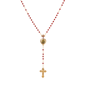 Symbols of Faith Our Lady of Guadalupe Decal Bead Chain Rosary - image 1