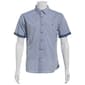 Mens Campia Short Sleeve Poly Spandex Button Down Shirt - Copen - image 1