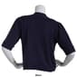 Womens 89th & Madison Elbow Sleeve Roll Tab Cuffed Cardigan - image 2