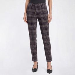 Womens Nautica Mid Rise Skinny Plaid Trouser