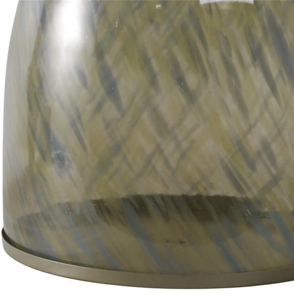 Sagebrook Home 20in. Aires Large Art Glass Accent Table