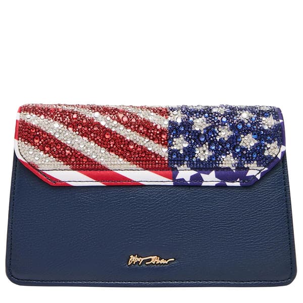 Womens Betsey Johnson Red White & Betsey Crossbody