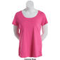 Juniors Plus Aveto Short Sleeve Scoop Neck Basic Tee - image 3
