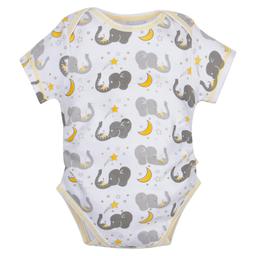 Baby Unisex (NB-24M) MiracleWear(R) Elephant Posheez Bodysuit