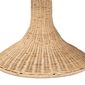 bali & pari Natala Handwoven Wicker Tulip End Table - image 3