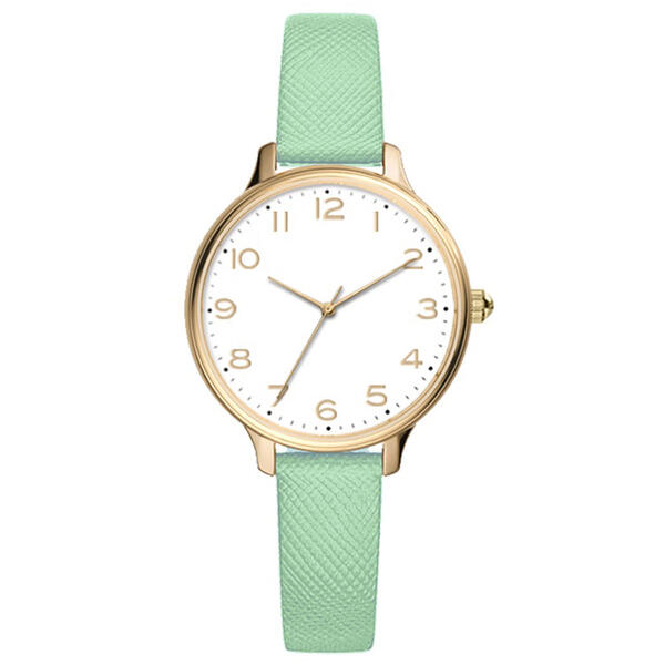 Womens Gold-Tone Matte White Dial Watch - 14969G-07-H07 - image 