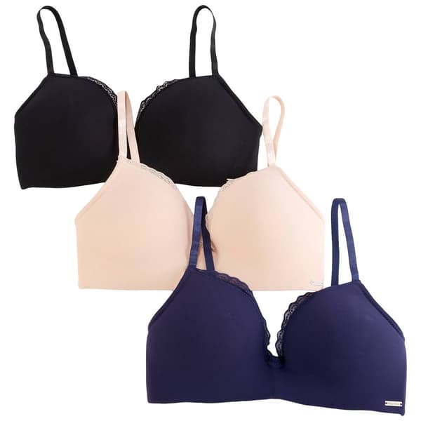 Womens Nautica 3pk. Comfort Sport Bra