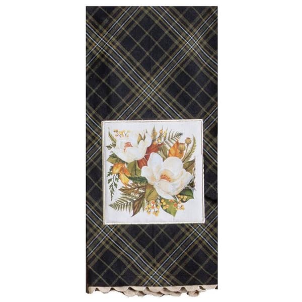 Kay Dee Designs Fall Splendour Plaid Patch Tea Towel - image 