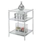 Convenience Concepts Royal Crest 3 Tier Glass End Table - image 2