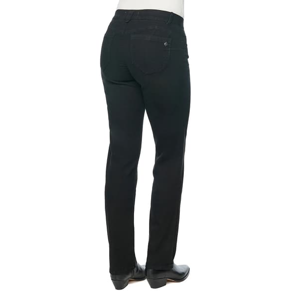 Womens Democracy "Ab"solution&#174; Straight Leg Jeans - Black