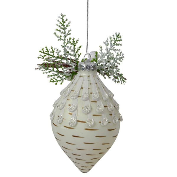 Northlight Seasonal Cedar and Berries Finial Christmas Ornament