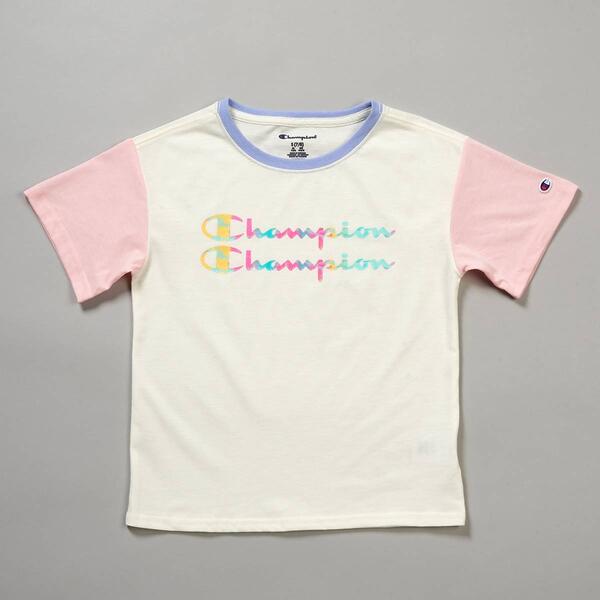 Girls &#40;7-16&#41; Champion&#40;R&#41; Short Sleeve Loose Fit Tee - image 