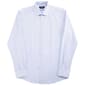 Mens Versa Slim Fit Stretch Dress Shirt - White/Light Blue - image 1